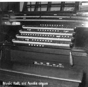 Cincinnati Music Hall – 1878 Hook & Hastings -1922 – Austin Organ